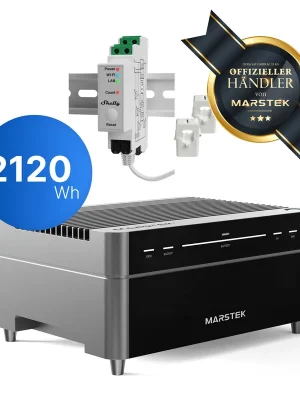 Marstek Venus A - Basismodul ink. Shelly SmartMeter| Intelligentes All-in-One-Energiesystem  | bis max. 12,72 kWh | LiFePO4, über 6000 Zyklen, Plug & Play Must-Have